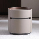 Kingfield Leather Bedside Table