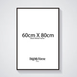 Picture Frame Metal Black 60cm x 80cm