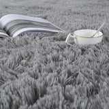 Velvet Touch Grey Plush Rug - Brightly Home