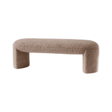 Brigette Boucle Upholstered Bench - Brightly Home