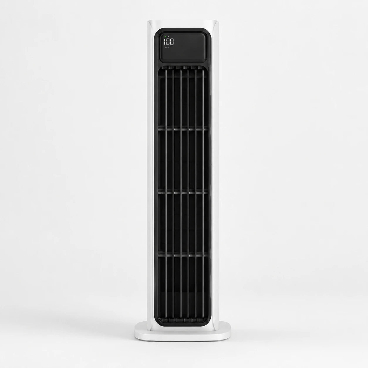 Compact tower fan with wall-mounted convenience and Type-C charging