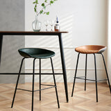 Hackney Leather Bar Stool