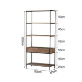 Metropolitan Solid Oak Shelving Unit