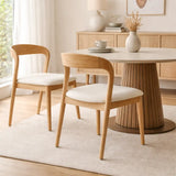 Mid-Century Northwood Dining Chair - Raw Wood