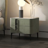 Modern Oslo Bedside Table in Minimalist Design with Sleek Black Handles