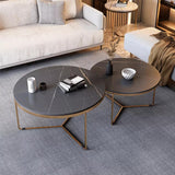 Oslo Marble Rock Coffee Table Set