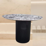 Oslo Sintered Beglvis Marble Dining Table