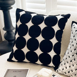 Polka Dot Velvet Cushion -brightly home