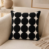 Polka Dot Velvet Cushion