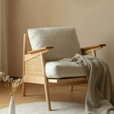 Qeinn Rattan Boucle Armchair