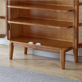 Larger Space of the Qeinn Rattan Shoes Cabinet 