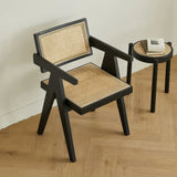 Qeinn Rattan Solid Oak Dinning Chairs