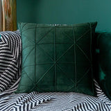 Hemp Regal Velvet Green Cushions - Brightly Home