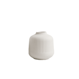 Serenity Ribbed Ceramic Vase