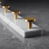 Marble Brass Robe Hooks