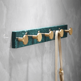 Marble Brass Robe Hooks