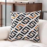 Monochrome Velvet Cushion