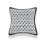 Woven Accent Velvet Cushion - Brightly Home