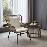 Qeinn Rattan Garden Chair Set