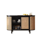 Qeinn Tokoyo Rattan Storage Sideboard - Brightly Home